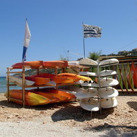 Kayaks and Windsurfing from Almyrida Beach