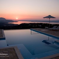02 Villa Eleni - Sunset over Souda Bay