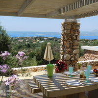 09 Sea view from the shaded dining terrace at Villa Eleni